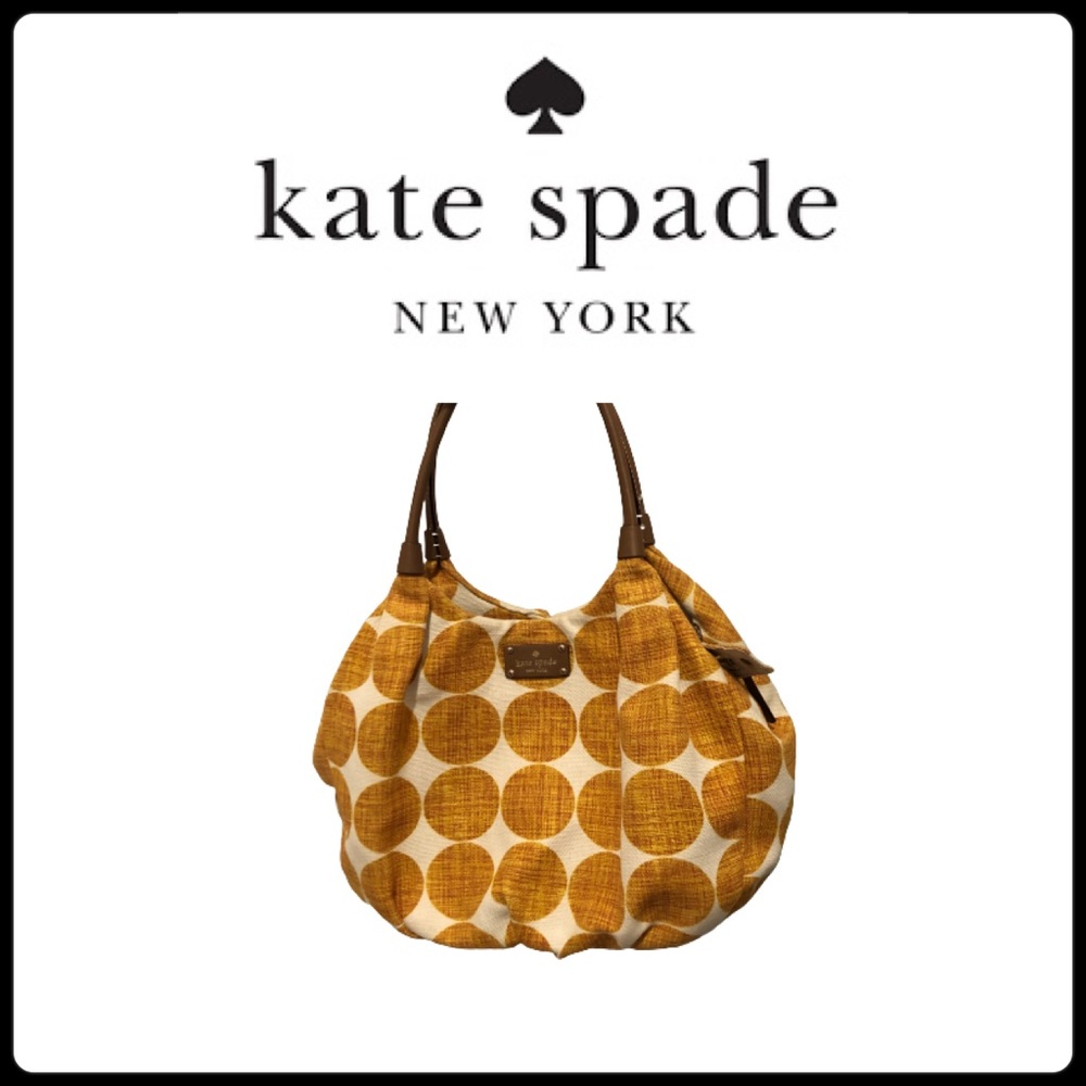 KATE SPADE Canvas Tote || Classic Polka Dot